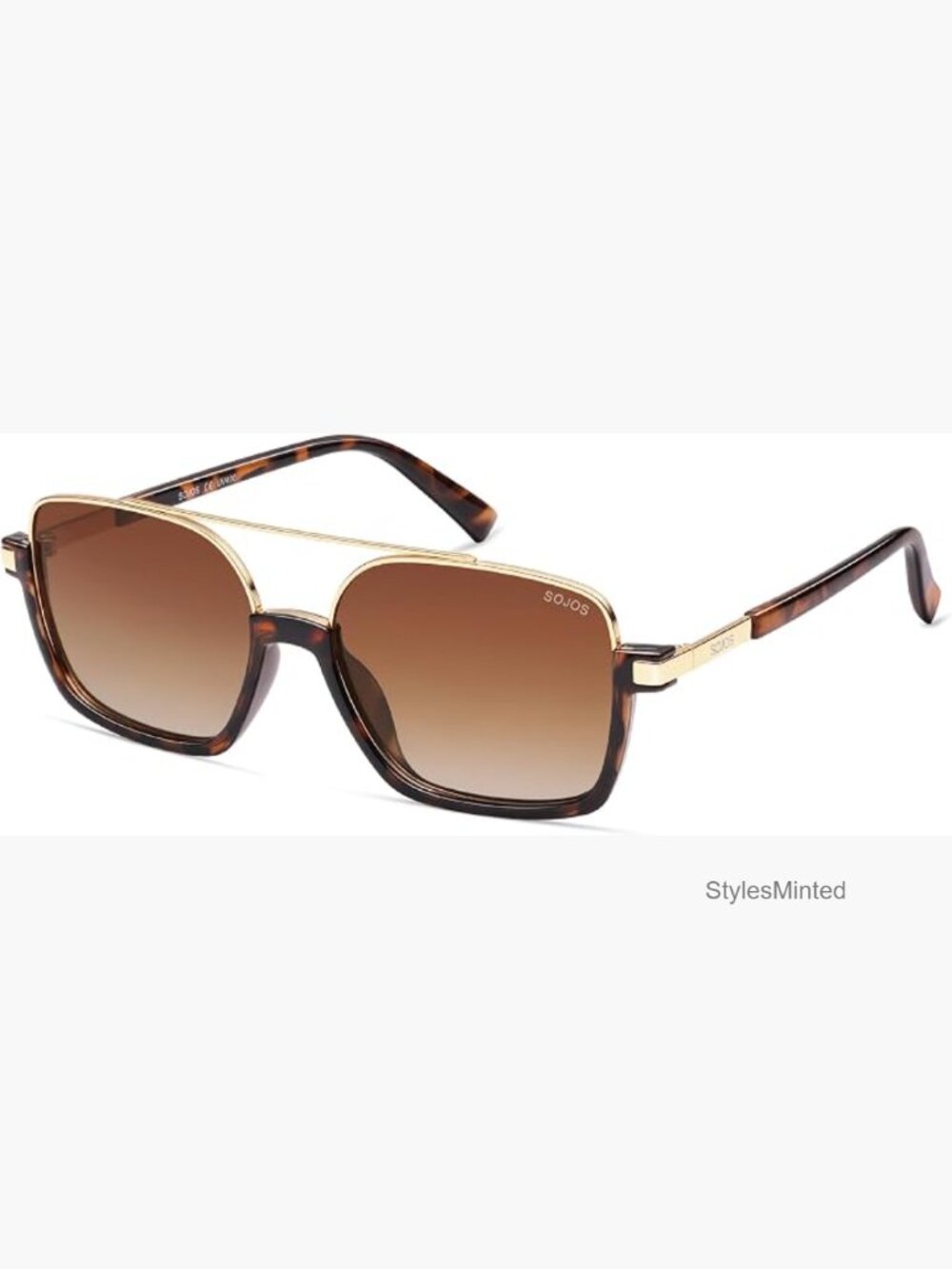 Trendy Oversized Square Aviator Sunglasses for Men Women Y2K Retro UV400